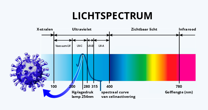 covid 19 lichtspecturm